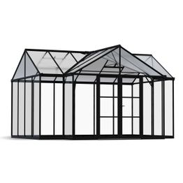 Kasvihuone Palram-Canopia Triomphe, 16.2m², musta