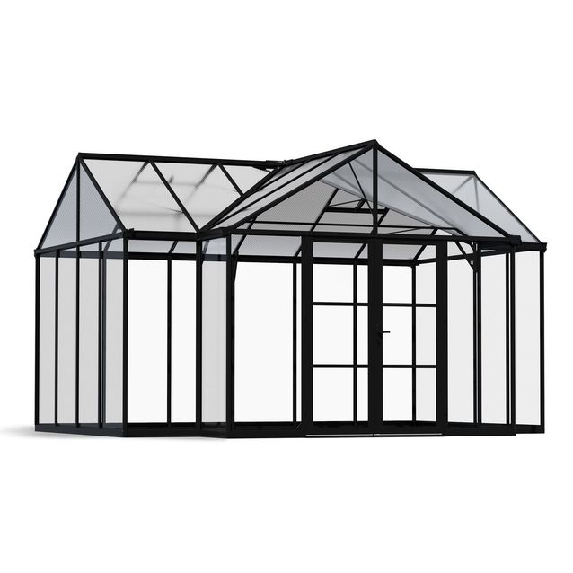 Kasvihuone Palram-Canopia Triomphe, 16.2m², musta