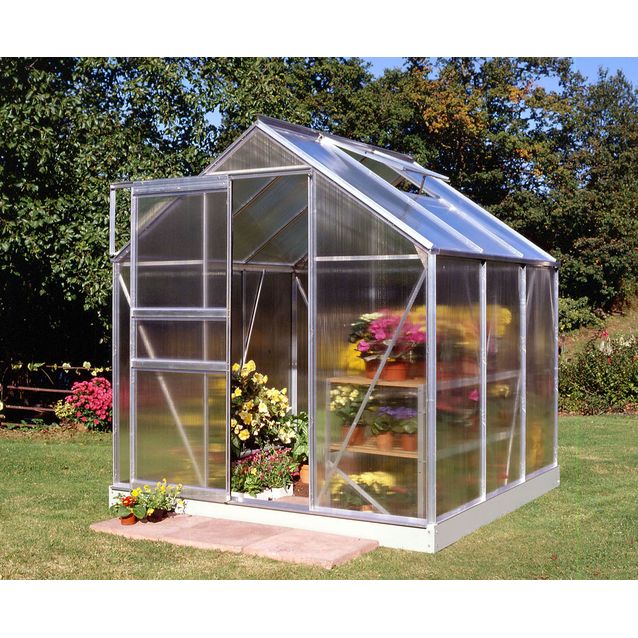 Kasvihuone Halls Popular 66 3,8 m² kennolevy/alumiini