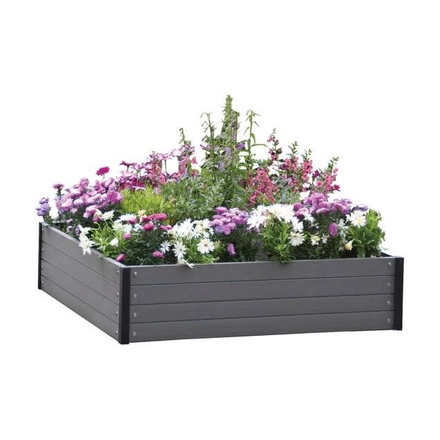 Kasvilava Hortus 24x110x110 cm komposiitti