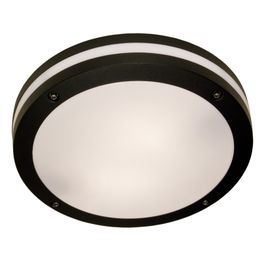 Katto-/seinävalaisin Resmo Ø 320x80 mm musta