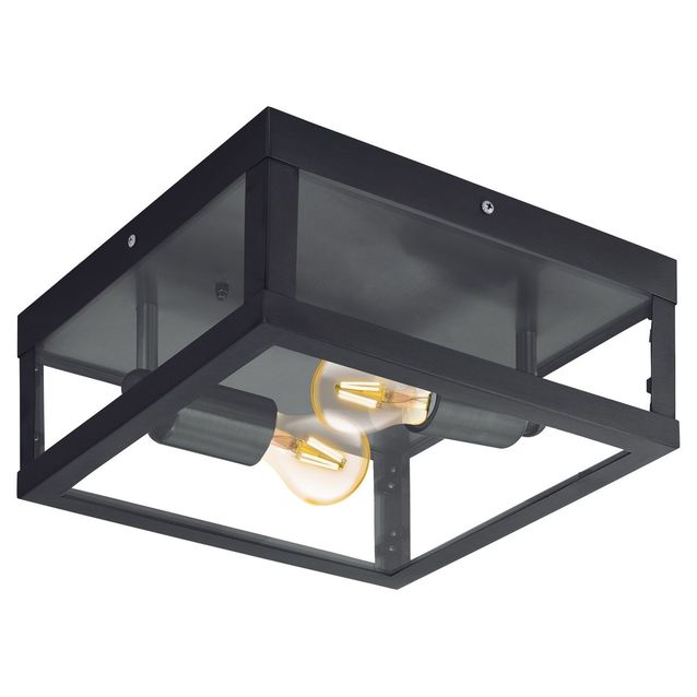 Katto-/seinävalaisin ulos Eglo Alamonte musta 94832