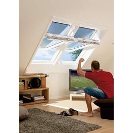 Kattoikkuna Velux TripleProtect käsikäyttöinen lapeikkuna 114 cm x 140 cm