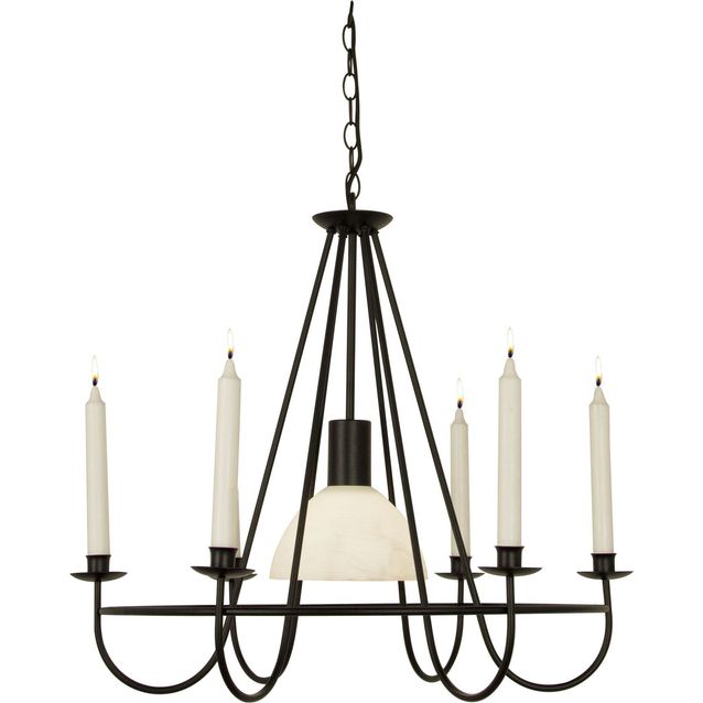 Kattokruunu Aneta Kronoberg musta ilman lasikupua