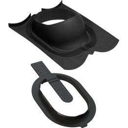 Kattoläpivienti Vilpe Decra Click, Decra-katteille, musta