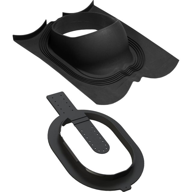 Kattoläpivienti Vilpe Decra Click, Decra-katteille, musta