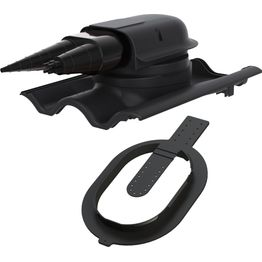 Tiilikaton läpivienti Vilpe Solar Tiili Click, eri värejä