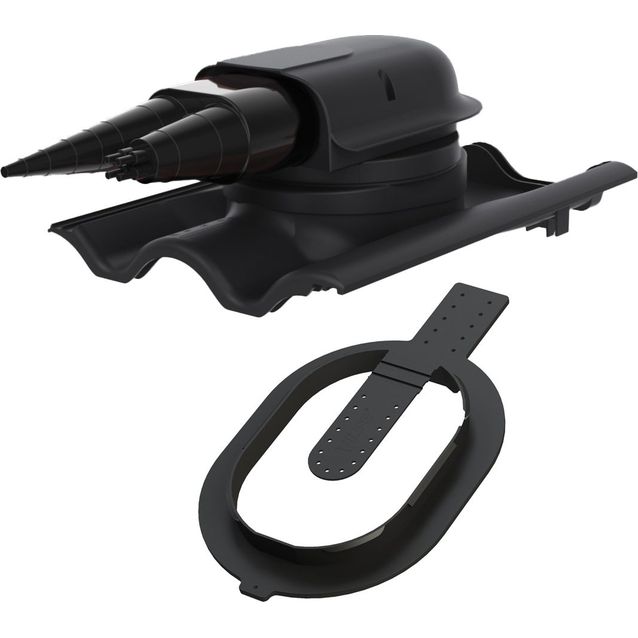 Tiilikaton läpivienti Vilpe Solar Tiili Click, eri värejä