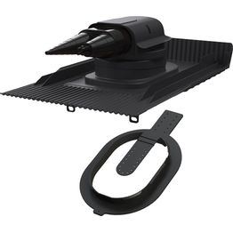 Tiilikaton läpivienti Vilpe Solar Unitile Click, musta