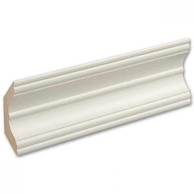 Kattolista Kinos 15x64x3600 mm valkoinen 5 kpl/pak