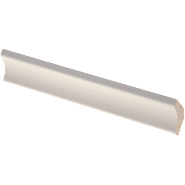 Kattolista Maler Aava, 21x21x2700mm, mänty, lumi