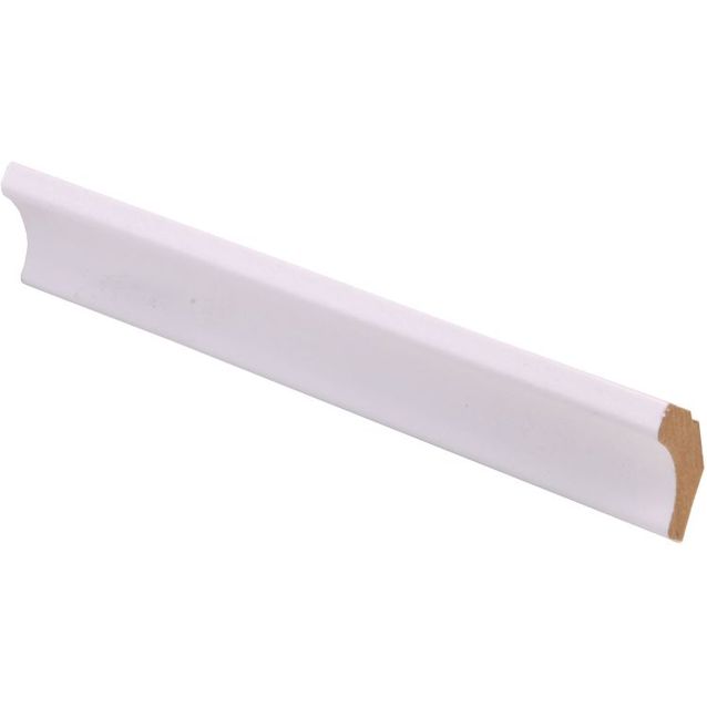 Kattolista Maler Aava, 21x21x2750mm, MDF, puhdas valkoinen