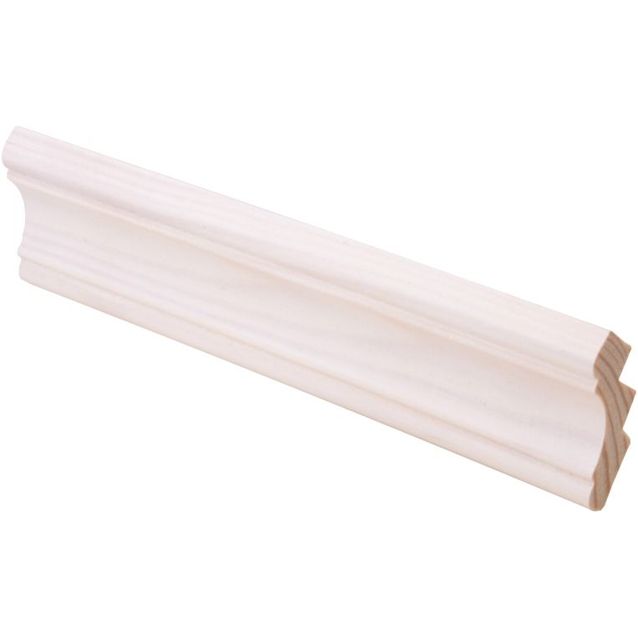 Kattolista Maler Aura, 30x30x2700mm, mänty, valkolakattu