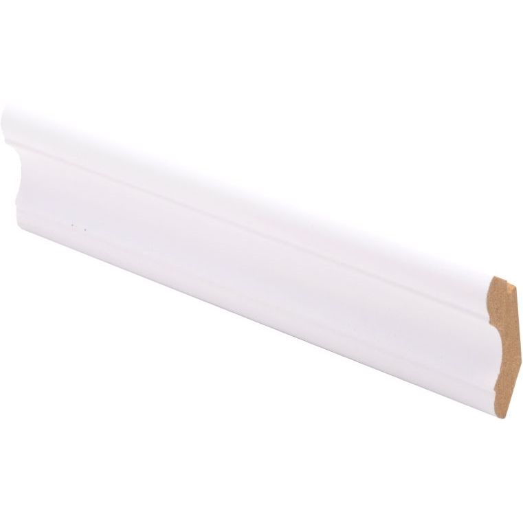 Kattolista Maler Aura 30x30x2750mm MDF puhdas valkoinen