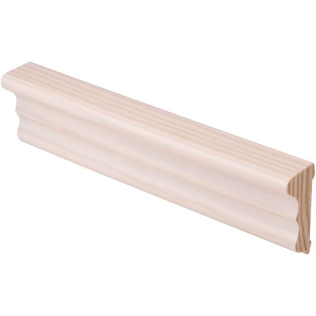 Kattolista Maler Kuru, 21x42x2700mm, mänty, valkolakattu