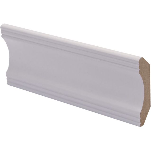 Kattolista Maler Smart Aura, 42x42x2750mm, MDF, puolikiiltävä valkoinen