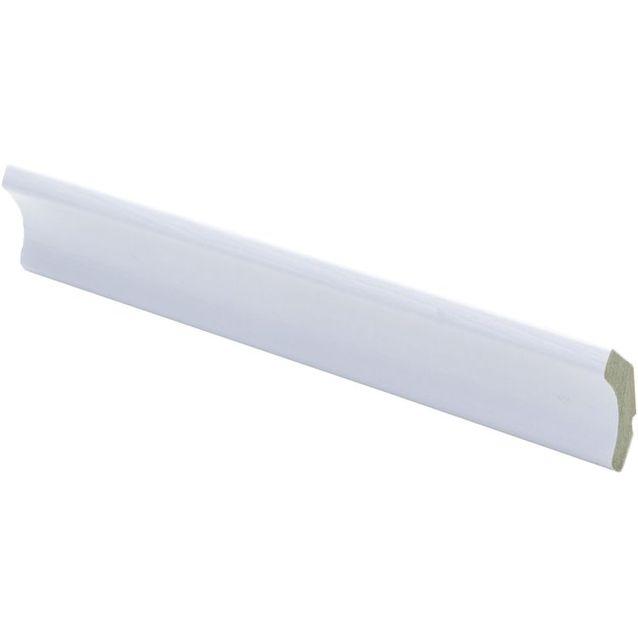 Kattolista Maler SPA, 21x21x2800mm, kosteudenkestävä MDF, tunne valkoinen