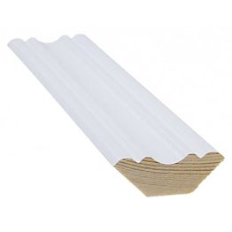 Kattolista Cent 14x40x3300 mm koriste mänty valkoinen