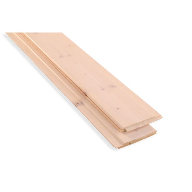 Sisustuspaneeli Maler Smart STP-10 14x120x2100mm kuusi ympäripontattu valkolakattu