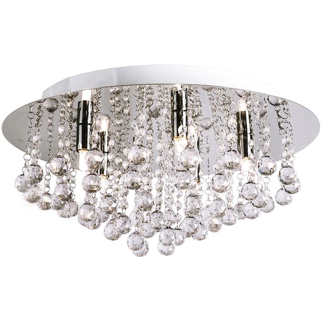 Kattoplafondi Aneta Lighting Madelene 50 kromi/kirkas