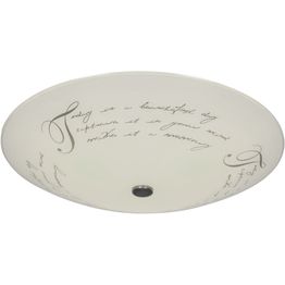 Kattoplafondi Heat Text Ø42cm