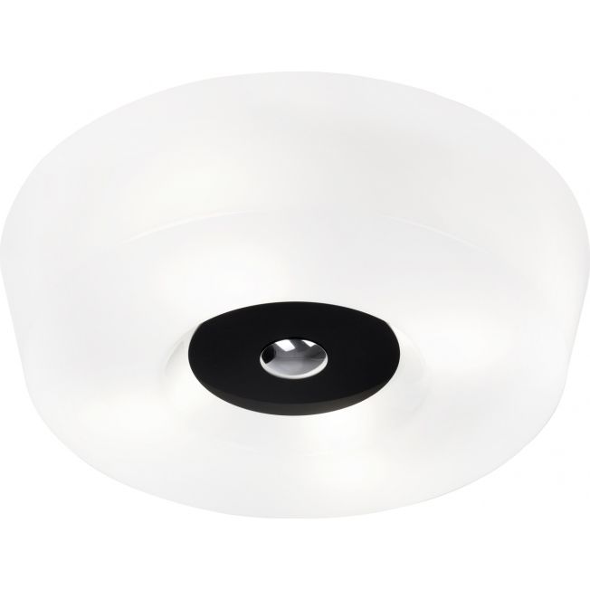 Kattoplafondi Innolux Yki Ø 500x130 mm valkoinen/musta