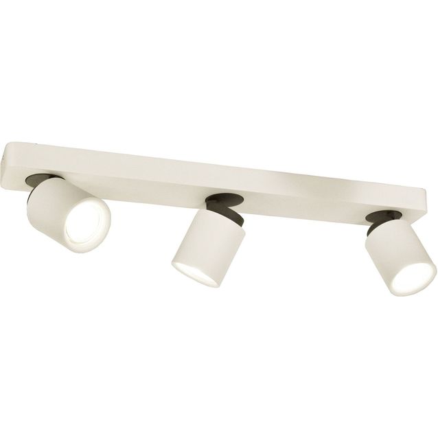 Kattospotti Aneta Lighting Rollo 3-osainen GU10 suora valkoinen/musta