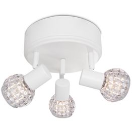 Kattospotti Sessak Beth K16610-3V 34 cm  Ø 34 cm metalli/hiekanvalkoinen