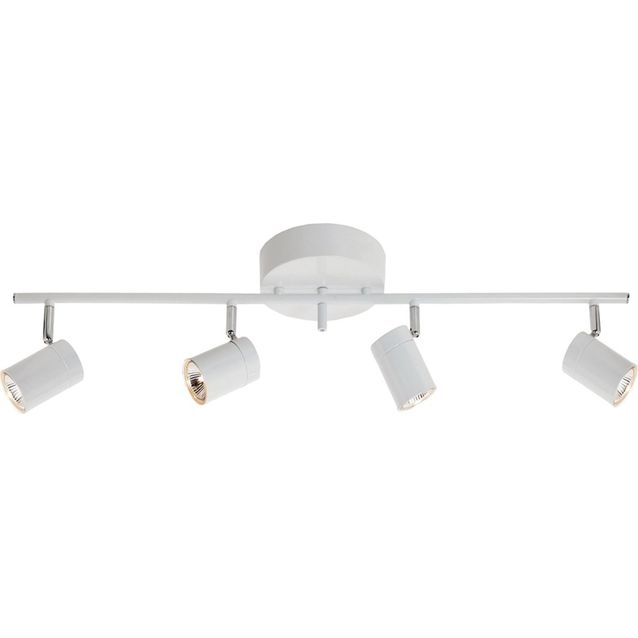 Kattospotti By Rydéns Correct 4-osainen 83x17.5 cm mattavalkoinen