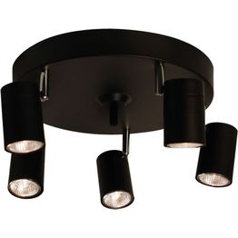 Kattospotti By Rydéns Correct 5-osainen Ø 30x16.5 cm mattamusta