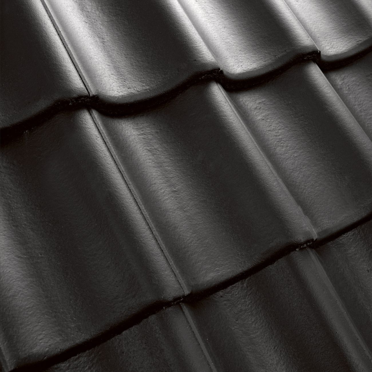 Kattotiili Benders Exklusiv 1-kouruinen Pintakäsitelty musta