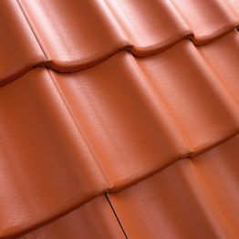 Kattotiili Benders Exklusiv 1-kouruinen Pintakäsitelty tiilenpunainen