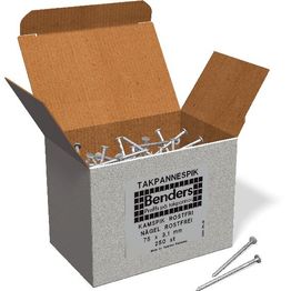 Kattotiilinaula Benders 3,1x75 mm rst 250 kpl/pak