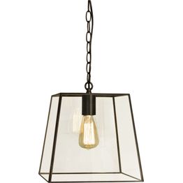 Kattovalaisin Aneta Lighting Diplomat 28x28 cm musta/kirkas