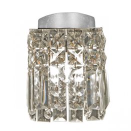 Kattovalaisin Belinda IP44 Ø 110x145 mm kromi/lasi