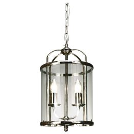 Riippuvalaisin Budgie Ø 230x410 mm 2-osainen kromi/kirkas lasi