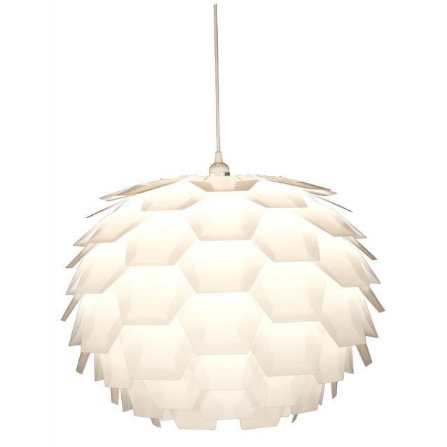 Riippuvalaisin Carpatica Ø 600x450 mm iso valkoinen