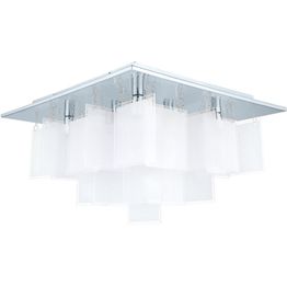 Kattovalaisin Condrada 1 470x470x300 mm 8-osainen kromi/valkoinen