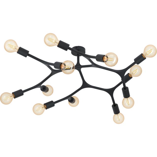 Kattovalaisin Eglo Bocadella 1 12-osainen musta
