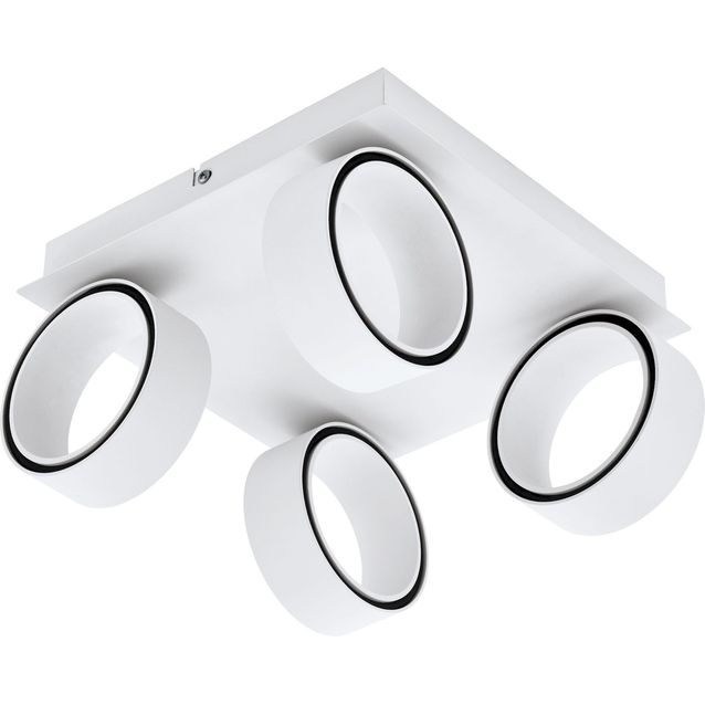 Kattovalaisin Eglo Crystal&Design Albariza 4-osainen valkoinen