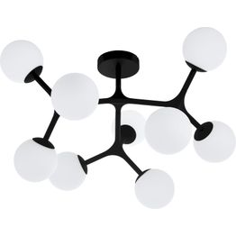 Kattovalaisin Eglo Crystal&Design Maragall 9-osainen musta