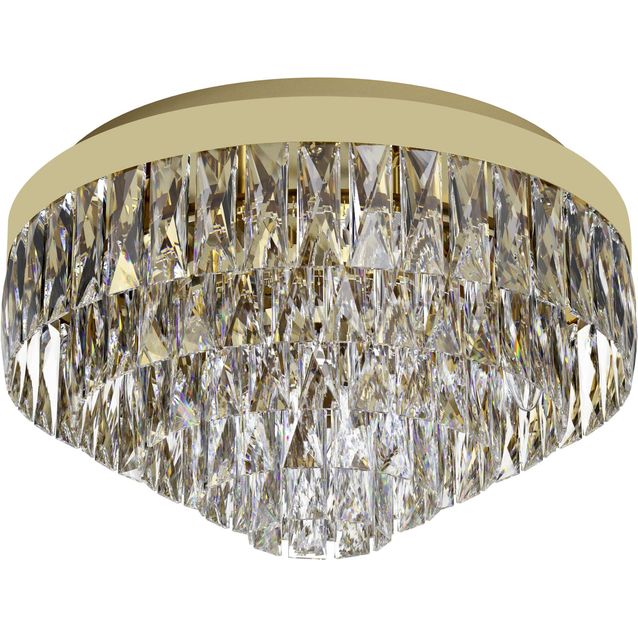 Kattovalaisin Eglo Crystal&Design Valparaiso Ø480 mm kulta