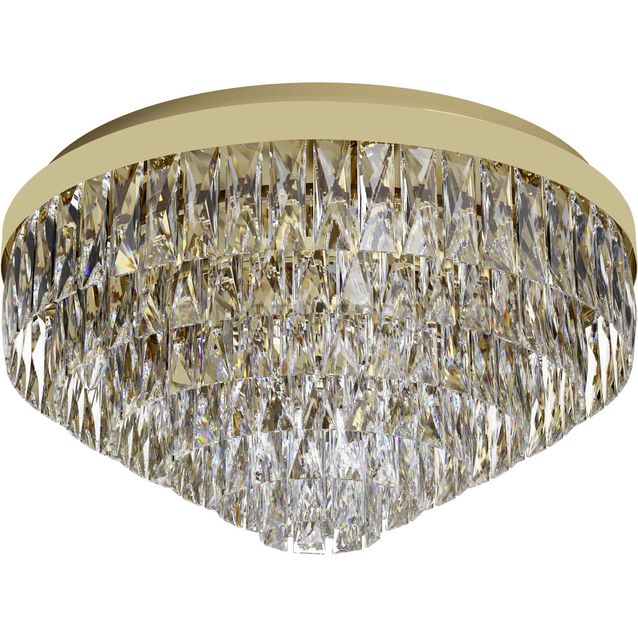 Kattovalaisin Eglo Crystal&Design Valparaiso Ø580 mm kulta