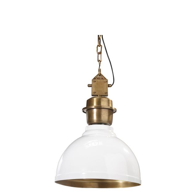 Kattovalaisin PR Home Manchester Ø 350 x 500 mm valkoinen/messinki