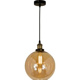 Kattovalaisin Aneta Lighting Beatrice ø 25 cm antikkimessinki/meripihka