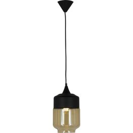 Kattovalaisin Aneta Lighting Mitte ø 18 cm musta/meripihka