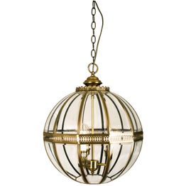 Riippuvalaisin Tsar Ø 400x460 mm messinki/kirkas fasettilasi