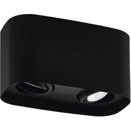 LED-Kattovalaisin Eglo connect.z Caminales-Z 12x24cm 10W RGBW musta