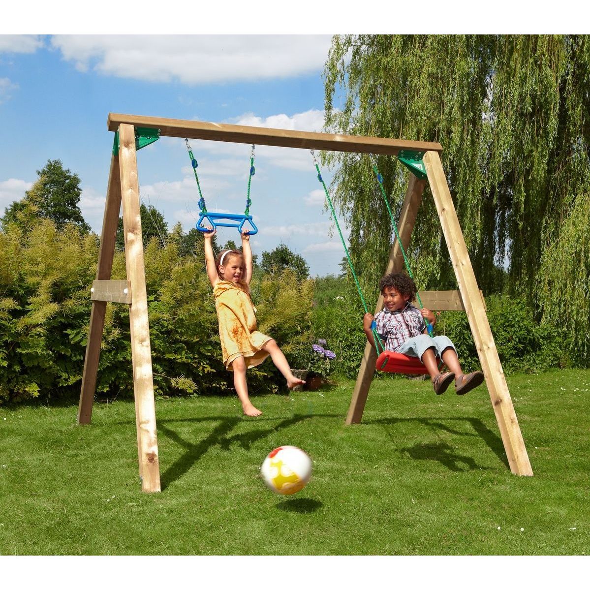 Keinu Jungle Gym Swing sis. puutavaran