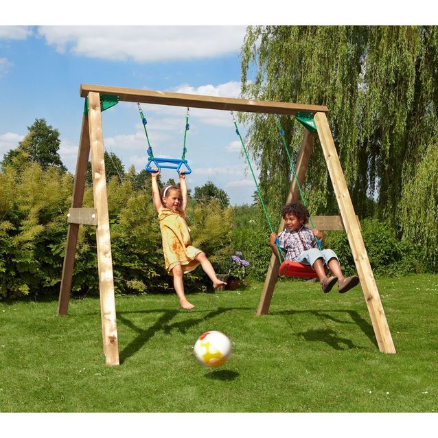 Keinu Jungle Gym Swing sis. puutavaran